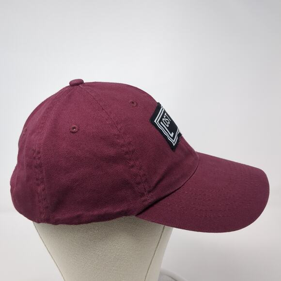 Lost Face Slideback Baseball Cap Red One Size Adjustable Embroidered Cotton - Picture 5 of 9